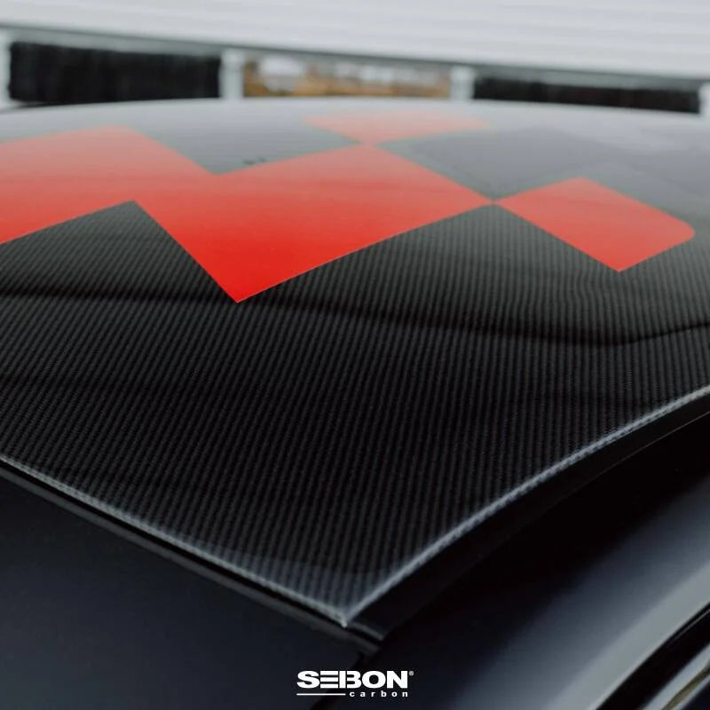 Seibon 2023 Toyota GR Corolla Dry Carbon Roof - Side View