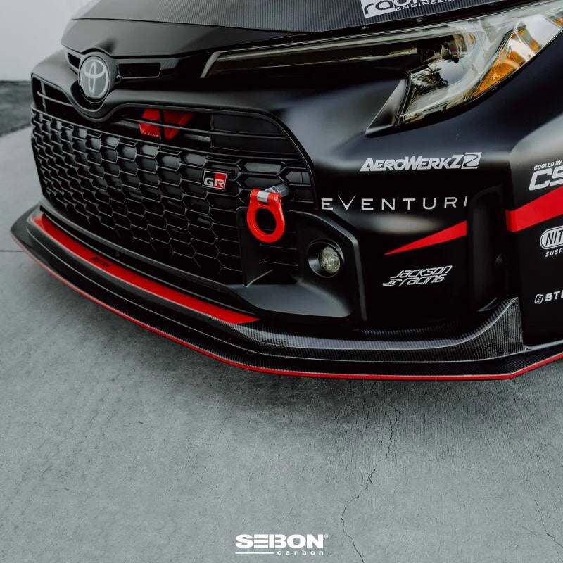 Seibon 2023+ Toyota GR Corolla MB-Style Carbon Fiber Front Lip - Additional View 7