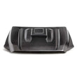 Load image into Gallery viewer, Seibon 2024+ Toyota Tacoma TR-Style Carbon Fiber Hood - Installation View