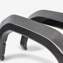 Load image into Gallery viewer, Seibon 2024 Toyota Tacoma TRD PRO Rear Carbon Fiber Fender Flares - Main Product View