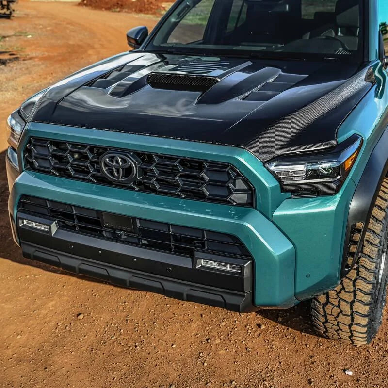 Seibon 2024 Toyota Tacoma TS-Style Carbon Fiber Hood - Main Product View