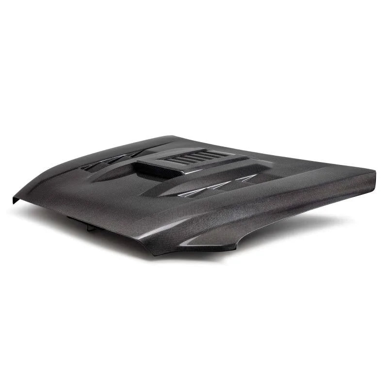 Seibon 2024 Toyota Tacoma TS-Style Carbon Fiber Hood - Installation View
