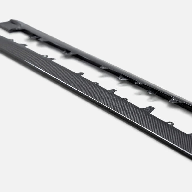 Seibon 21-22 Lexus IS MB-Style Carbon Fiber Side Skirts - Main Product View