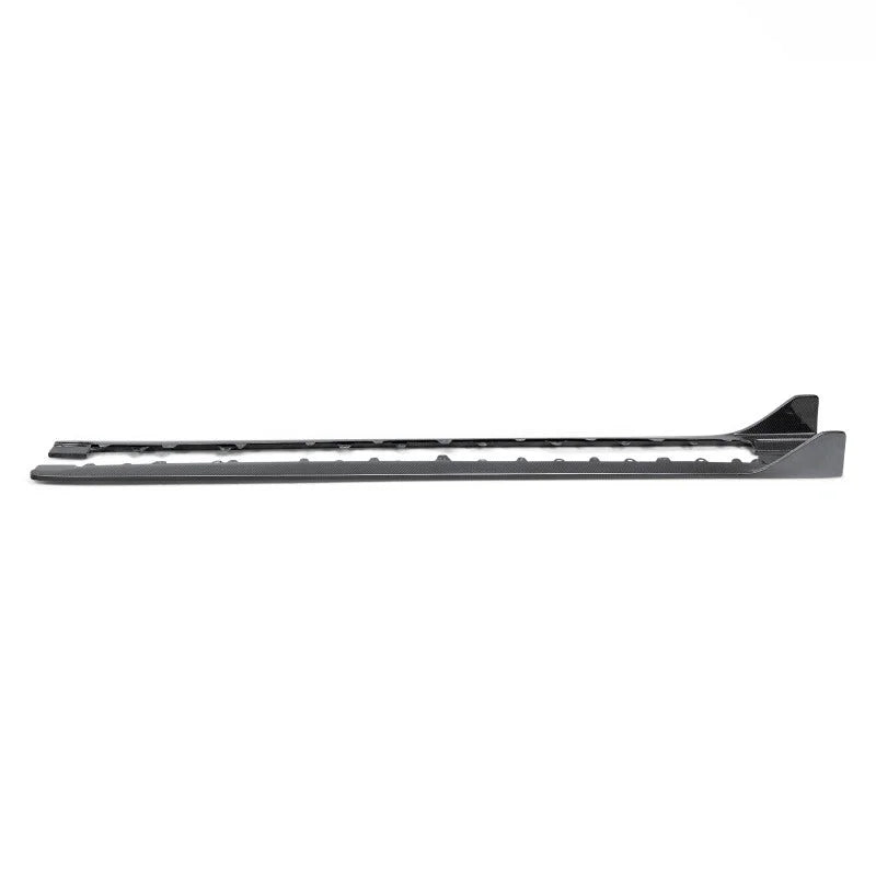 Seibon 21-22 Lexus IS MB-Style Carbon Fiber Side Skirts - Side View