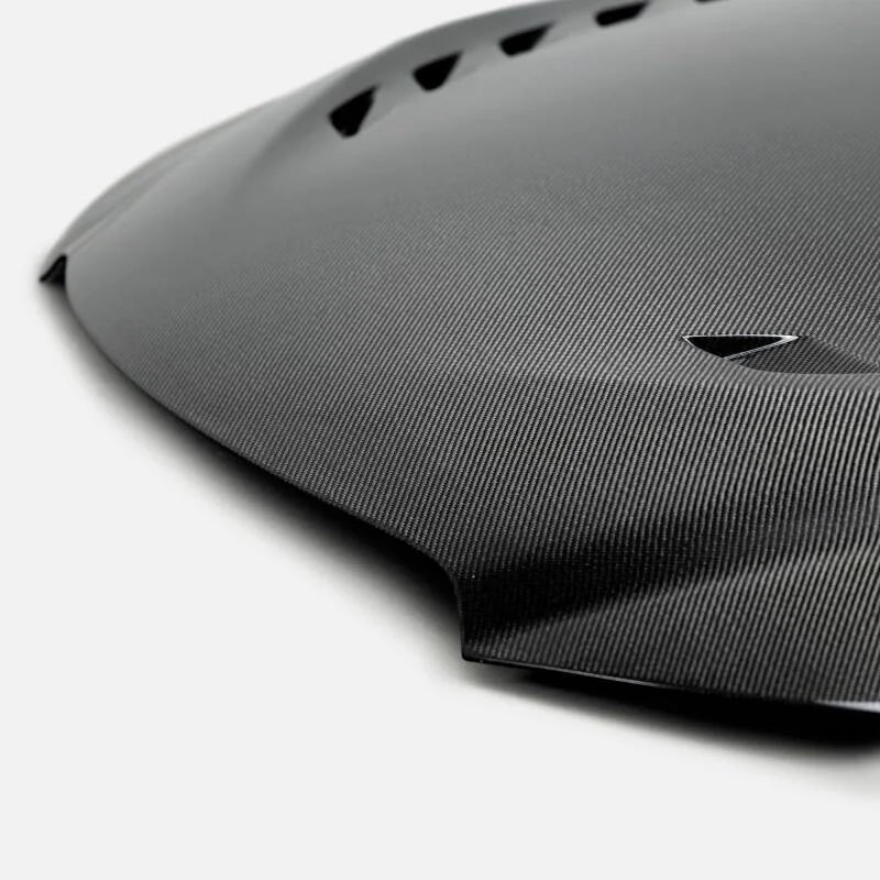 Seibon 21-22 Lexus IS300/IS350 F Sport - BT Style Carbon Fiber Hood - Back View