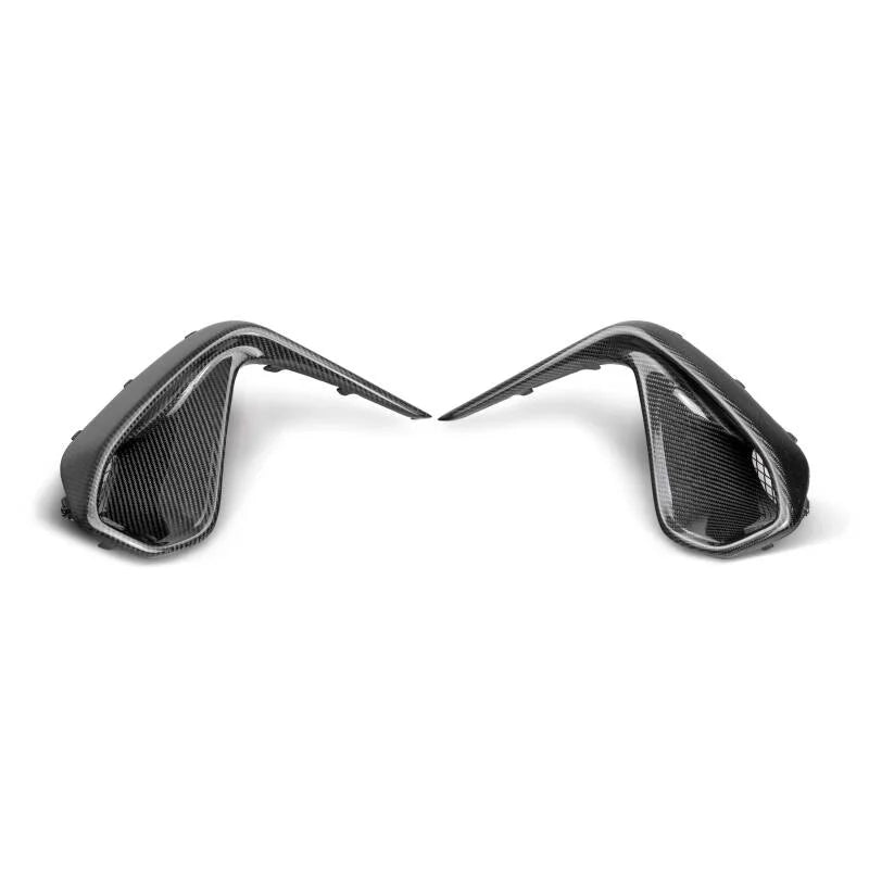 Seibon 22-23 Subaru BRZ Carbon Fiber Front Bumper Duct - Side View