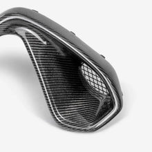 Load image into Gallery viewer, Seibon 22-23 Subaru BRZ Carbon Fiber Front Bumper Duct - Back View