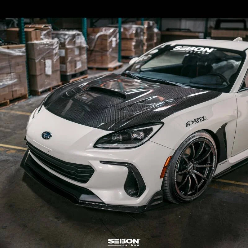 Seibon 22-23 Subaru BRZ MB-Style Carbon Fiber Front Lip - Additional View 5