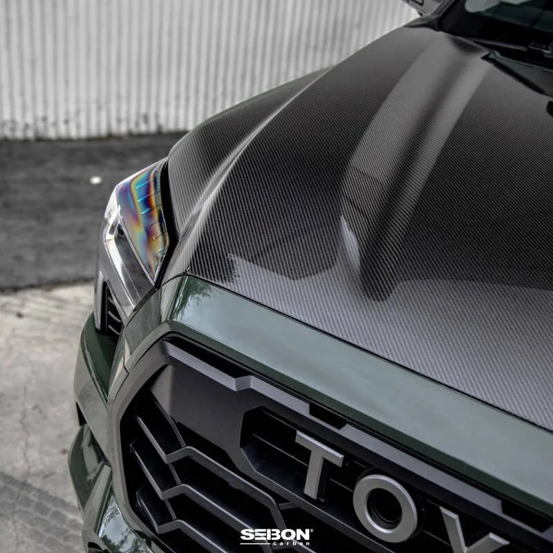 Seibon 22-23 Toyota Tundra OE Style Carbon Fiber Hood - Additional View 8