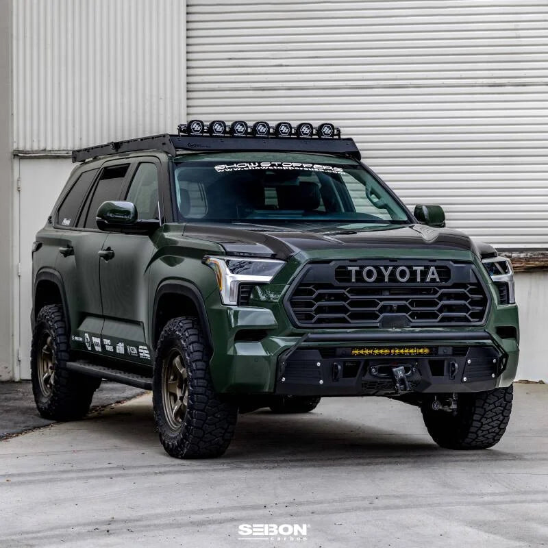 Seibon 22-23 Toyota Tundra OE Style Carbon Fiber Hood - Additional View 10