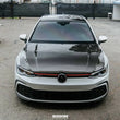 Load image into Gallery viewer, Seibon 22-23 Volkswagen Golf GTI/R OEM Style Carbon Fiber Hood - Main Product View