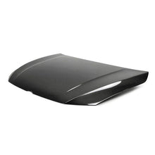 Load image into Gallery viewer, Seibon 22-23 Volkswagen Golf GTI/R OEM Style Carbon Fiber Hood - Side View