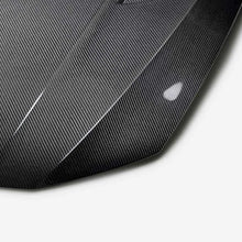 Load image into Gallery viewer, Seibon 22-23 Volkswagen Golf GTI/R  TM-Style Carbon Fiber Hood - Back View