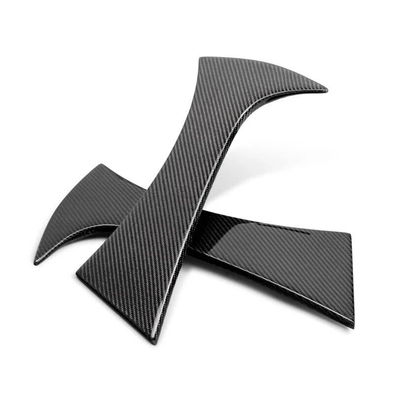 Seibon 22-24 Toyota GR86 / Subaru BRZ 2-Door Coupe Carbon Fiber Fender Trim - Gloss Finish - Side View