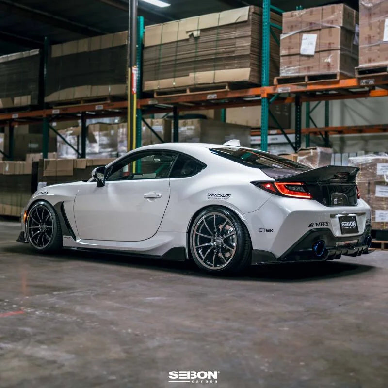 Seibon 22-24 Toyota GR86 / Subaru BRZ 2-Door Coupe Carbon Fiber Fender Trim - Gloss Finish - Additional View 6