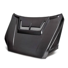Load image into Gallery viewer, Seibon 22-24 Toyota Tundra / 23-24 Toyota Sequoia RR-Style Carbon Fiber Hood - Side View
