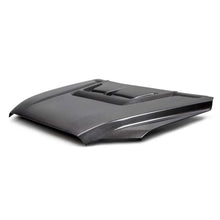 Load image into Gallery viewer, Seibon 22-24 Toyota Tundra / 23-24 Toyota Sequoia RR-Style Carbon Fiber Hood - Back View