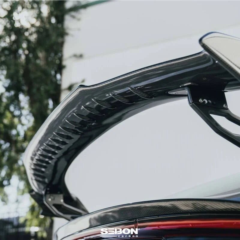 Seibon 23-24 Honda Civic Type R MB-Style Carbon Fiber Rear Spoiler - Additional View 12