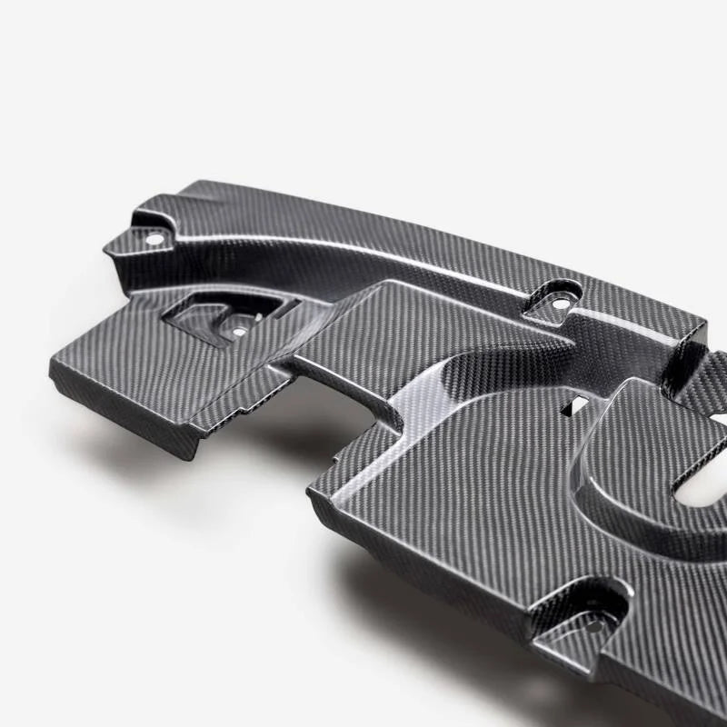 Seibon 23-24 Toyota GR Corolla Carbon Fiber Cooling Plate - Side View