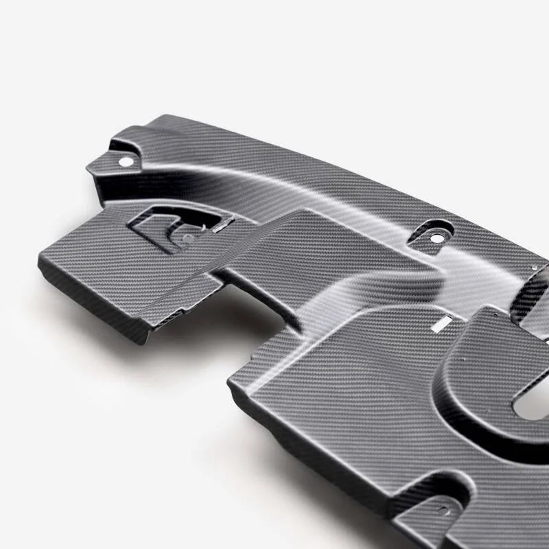 Seibon 23-24 Toyota GR Corolla Carbon Fiber Cooling Plate - Matte Finish - Main Product View