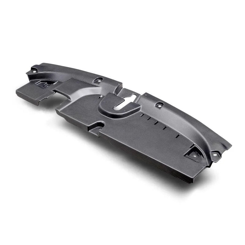 Seibon 23-24 Toyota GR Corolla Carbon Fiber Cooling Plate - Matte Finish - Back View
