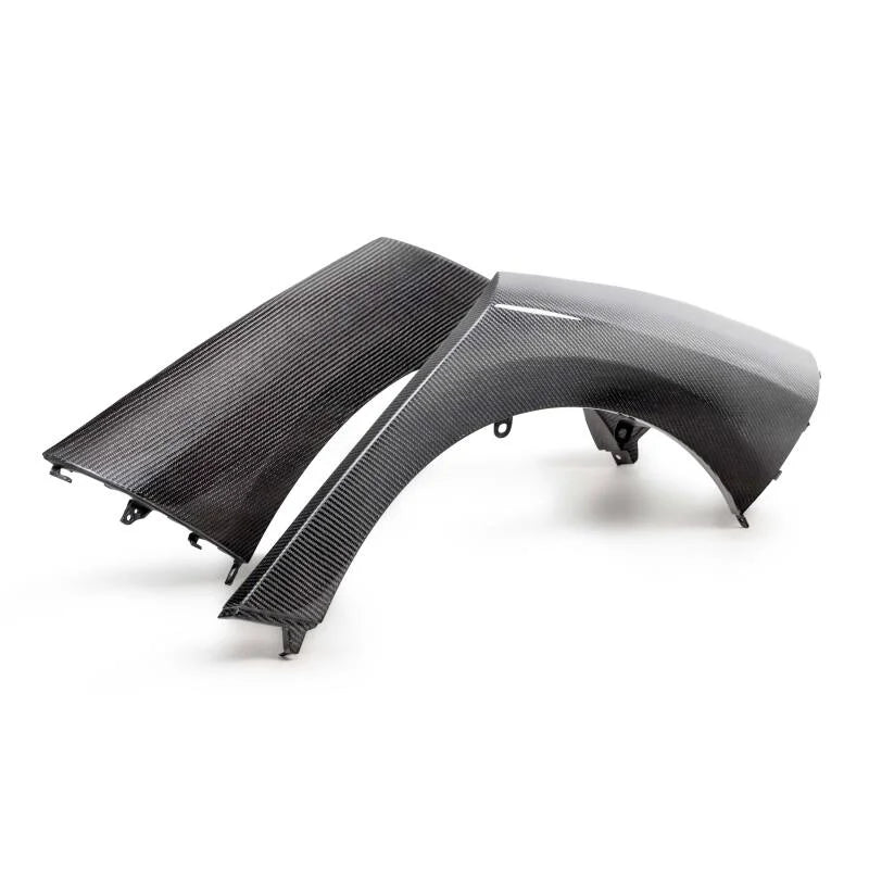 Seibon 23-24 Toyota GR Corolla Carbon Fiber Rear Fender Trim - Back View