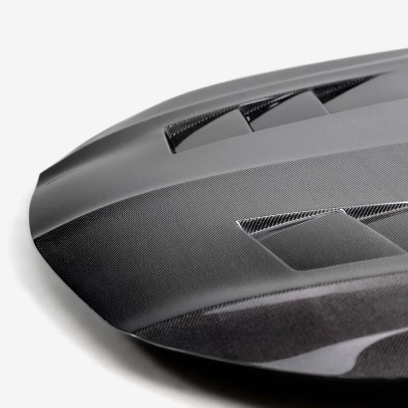 Seibon 23-25 Acura Integra TS-Style Carbon Fiber Hood - Installation View