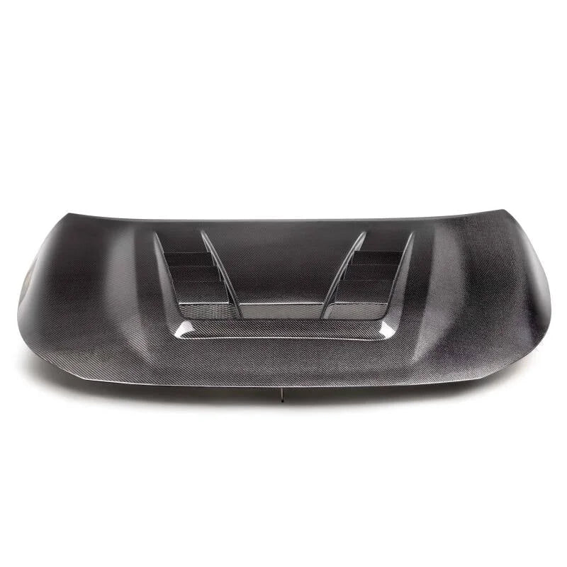Seibon 23-25 Toyota Corolla GR TV-Style Double-Sided Carbon Fiber Hood - Back View