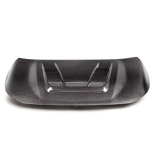 Load image into Gallery viewer, Seibon 23-25 Toyota Corolla GR TV-Style Double-Sided Carbon Fiber Hood - Back View
