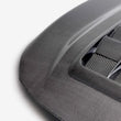 Load image into Gallery viewer, Seibon 23-25 Toyota Corolla GR TV-Style Double-Sided Carbon Fiber Hood - Installation View