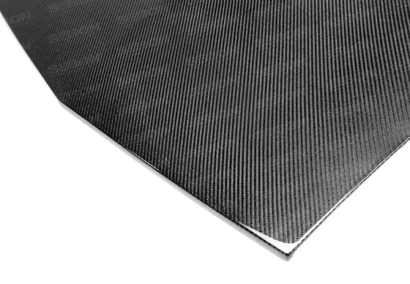 Seibon 70-73 Datsun 240Z OE Carbon Fiber Hood - Installation View