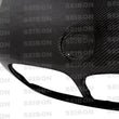 Load image into Gallery viewer, Seibon 7/99-5/02 BMW 3 Series 2dr (E46) OEM-Style Carbon Fiber Hood - Side View