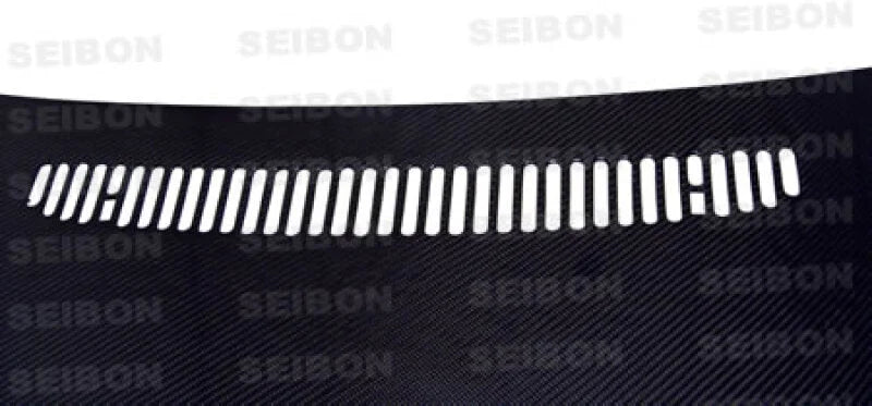 Seibon 7/99-5/02 BMW 3 Series 2dr (E46) OEM-Style Carbon Fiber Hood - Detail View