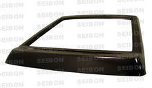 Load image into Gallery viewer, Seibon 84-87 Toyota AE86 HB OEM Carbon Fiber Trunk Lid - Detail View