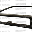 Load image into Gallery viewer, Seibon 88-91 Honda CRX OEM Carbon Fiber Trunk/Hatch - Side View