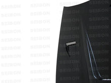 Load image into Gallery viewer, Seibon 89-94 Nissan 180SX/240SX DVII Carbon Fiber Hood - Side View