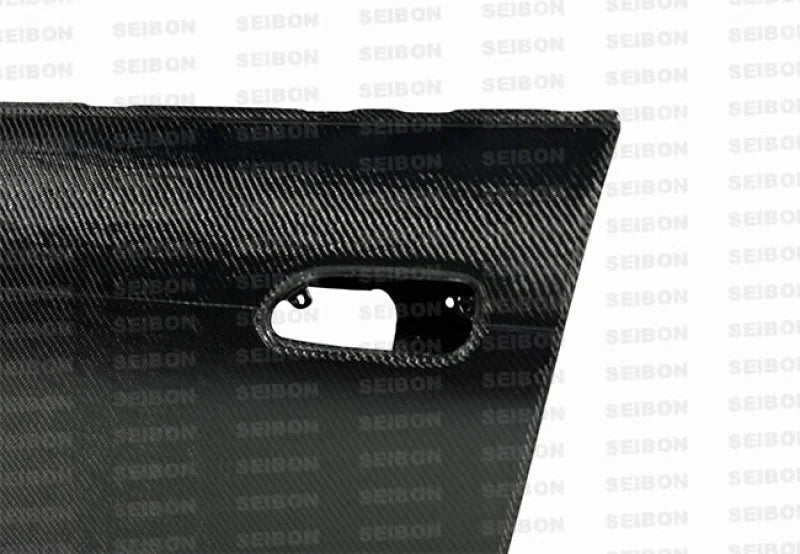Seibon 89-94 Nissan 240SX Carbon Fiber Doors (pair) - Back View