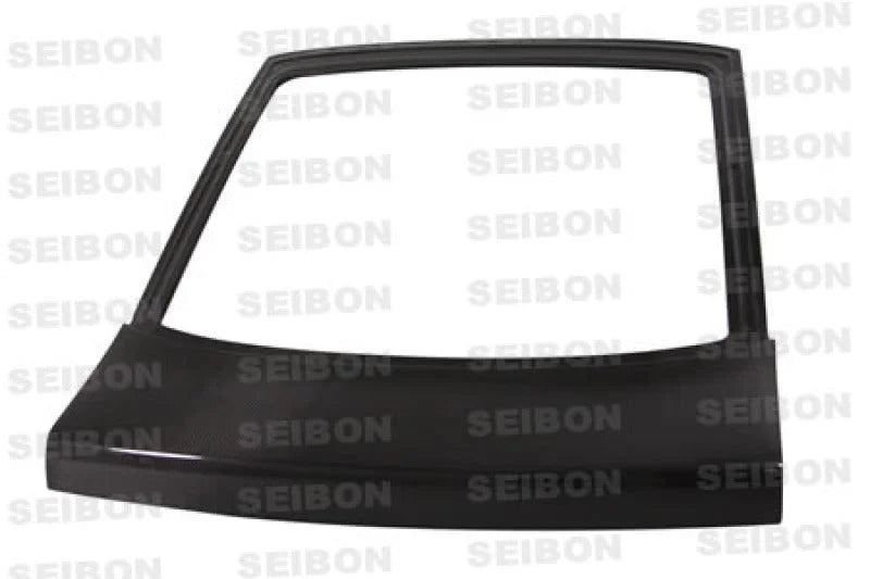 Seibon 89-94 Nissan 240SX HB OEM Carbon Fiber Hatch - Back View