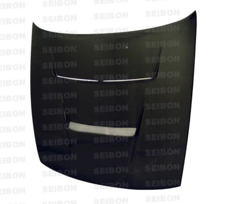 Seibon 89-94 Nissan S13/Silvia (S13) DV Style Carbon Fiber Hood - Main Product View