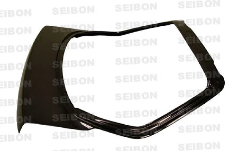 Seibon 90-93 Acura Integra 2dr OEM Carbon Fiber Trunk Lid - Detail View