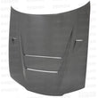 Load image into Gallery viewer, Seibon 90-94 Nissan Skyline R32 (BNR32)  DVII Carbon Fiber Hood - Side View