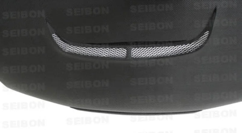 Seibon 90-94 Nissan Skyline R32 (BNR32) JU style Carbon Fiber Hood - Side View