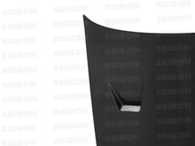 Load image into Gallery viewer, Seibon 90-94 Nissan Skyline R32 (BNR32) JU style Carbon Fiber Hood - Detail View