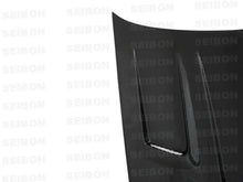 Load image into Gallery viewer, Seibon 90-94 Nissan Skyline R32 (BNR32)  TT Carbon Fiber Hood - Back View