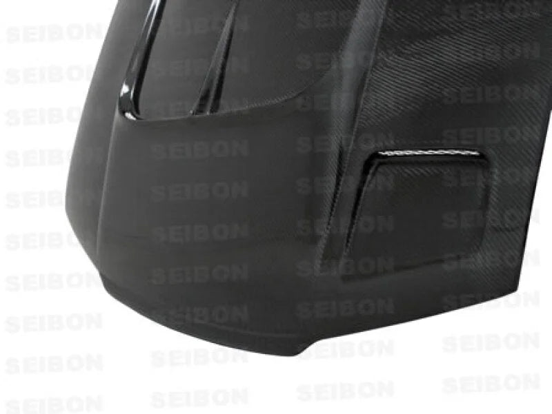 Seibon 90-94 Nissan Skyline R32 (BNR32)  TT Carbon Fiber Hood - Installation View