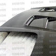 Load image into Gallery viewer, Seibon 92-01 Acura NSX CW-style Carbon Fiber Hood - Side View