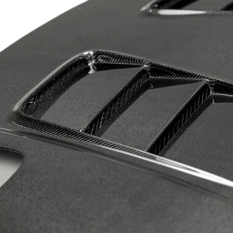 Seibon 92-01 Acura NSX CW-style Carbon Fiber Hood - Additional View 7