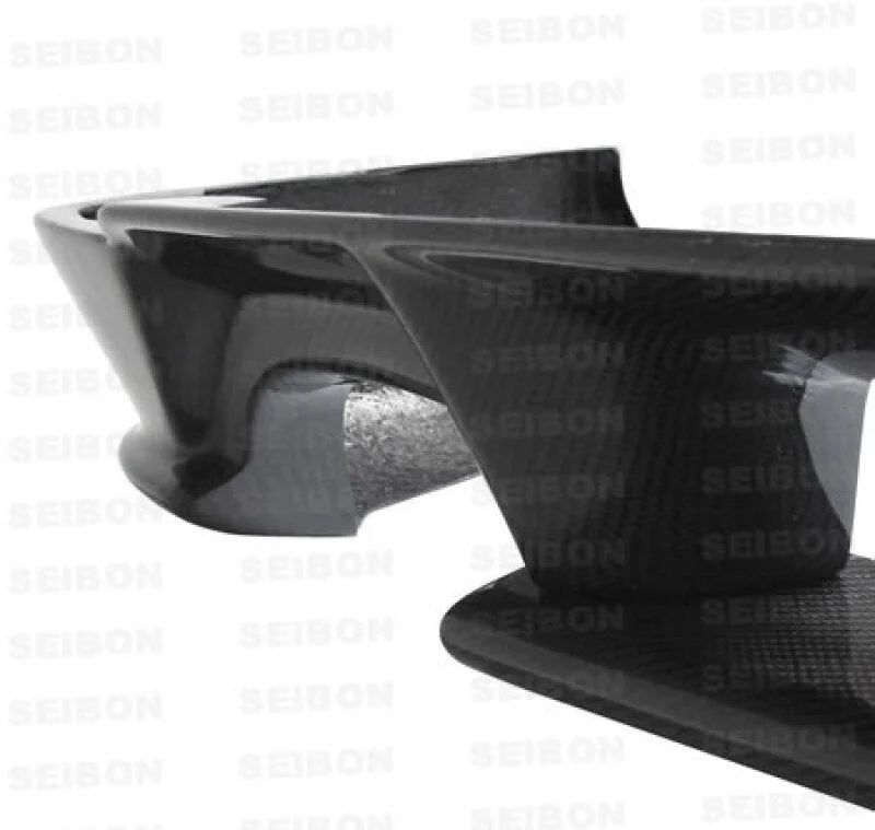 Seibon 92-01 Acura NSX TB Style Carbon FIber Rear Lip - Installation View