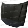 Load image into Gallery viewer, Seibon 92-95 Honda Civic 2DR/3DR OEM Carbon Fiber Hood