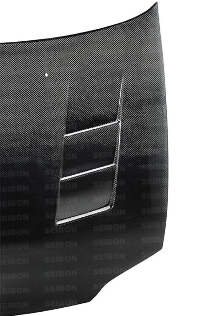 Seibon 92-95 Honda Civic 2DR/3DR TS-Style Carbon Fiber Hood - Main Product View
